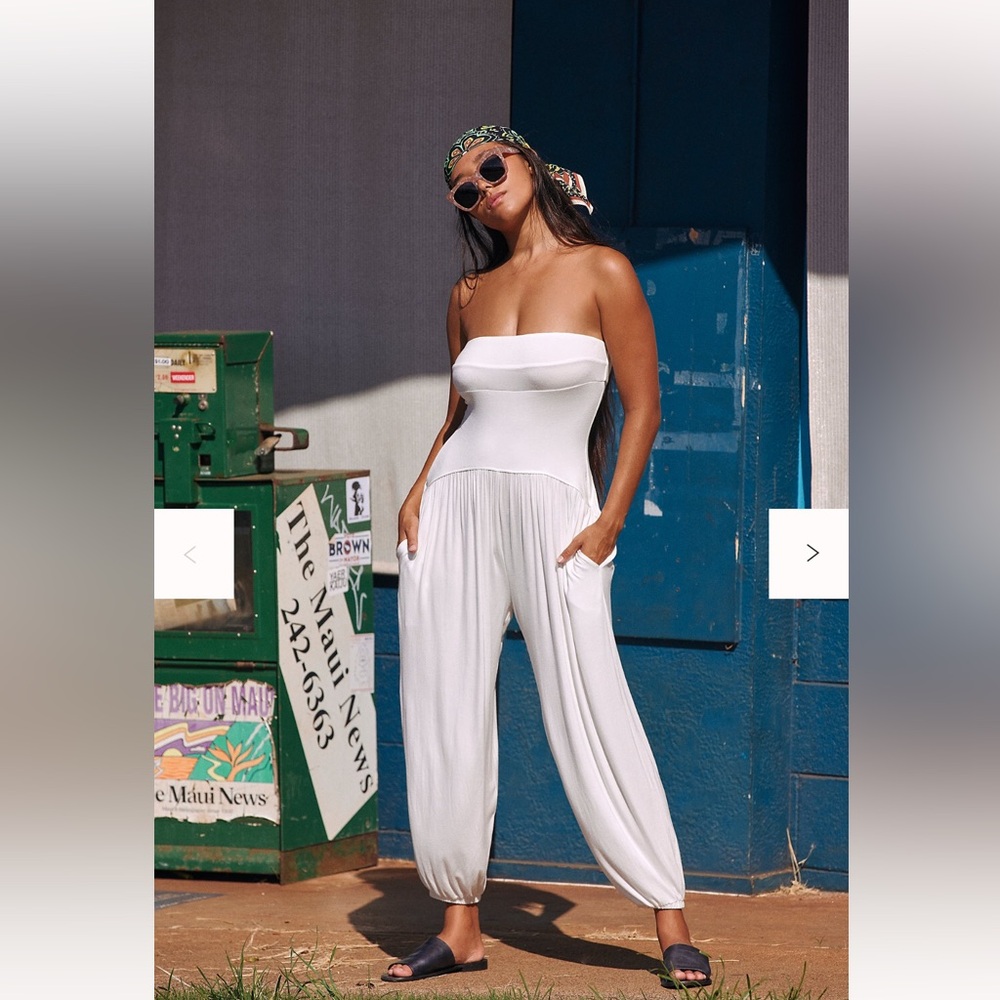 FP freest Mora Drop-Waist One-Piece in heather grey